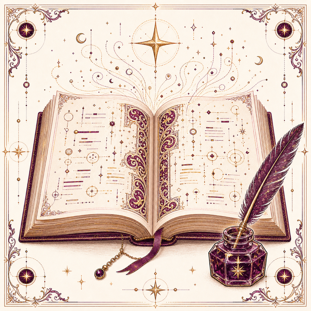 Illuminated emblem for Part I: VOCABULAiRY