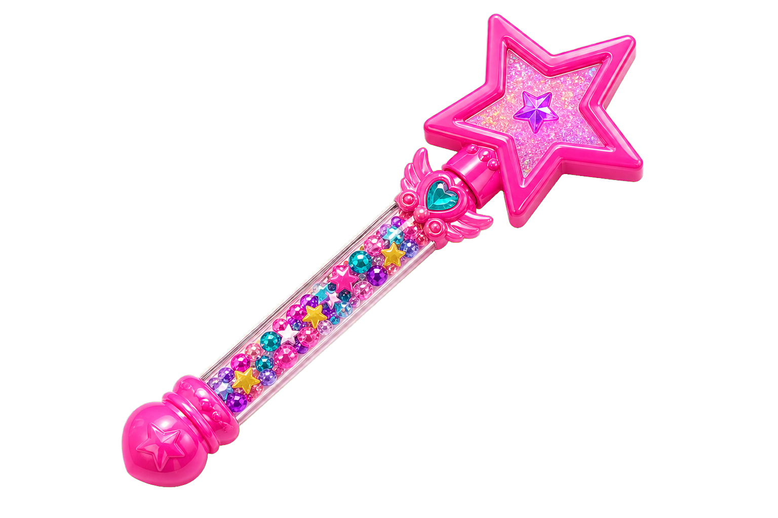Pink fairy wand representing LAiDY the FAiRY GODMOTHER