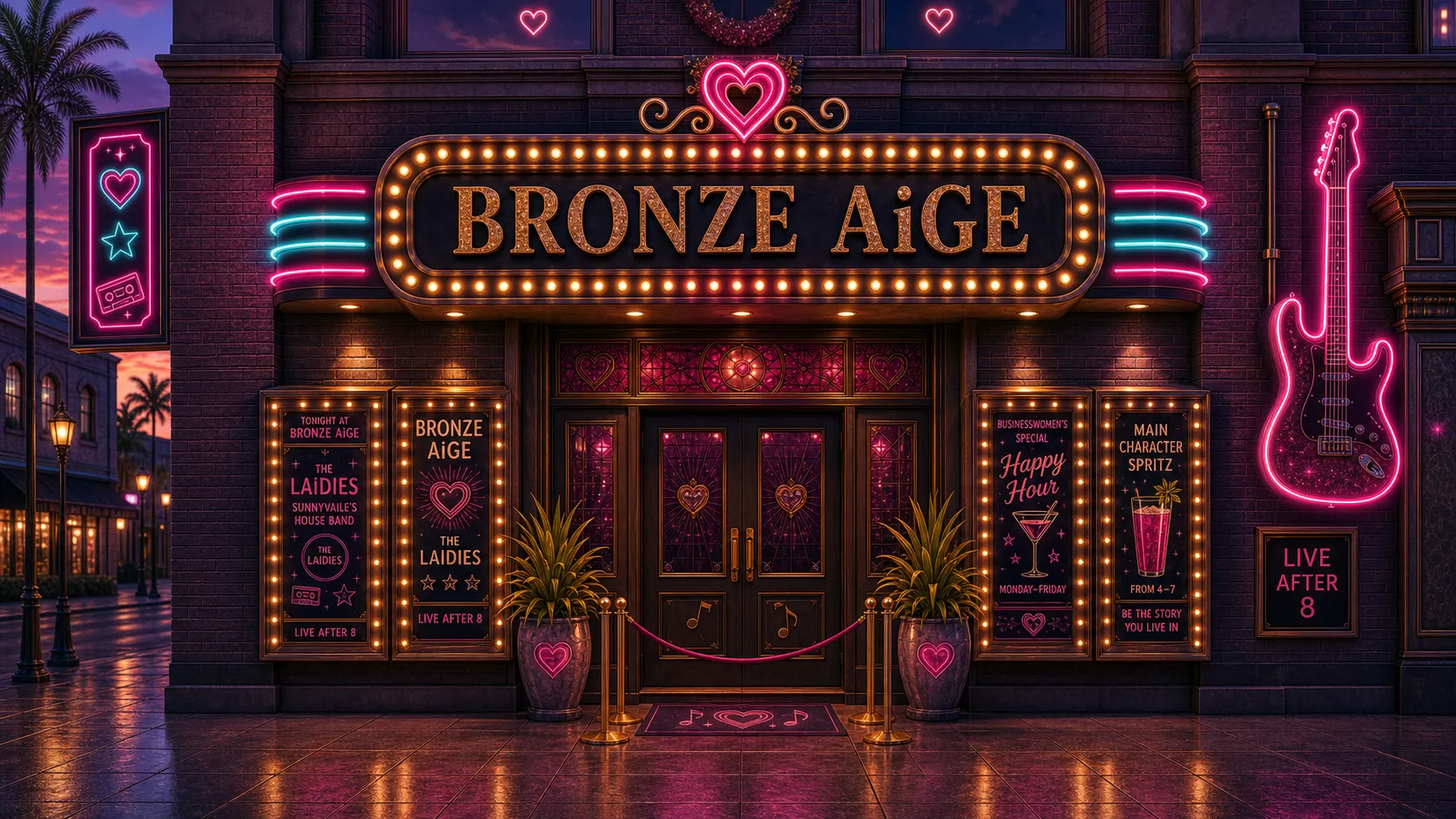 The Bronze AiGE bar