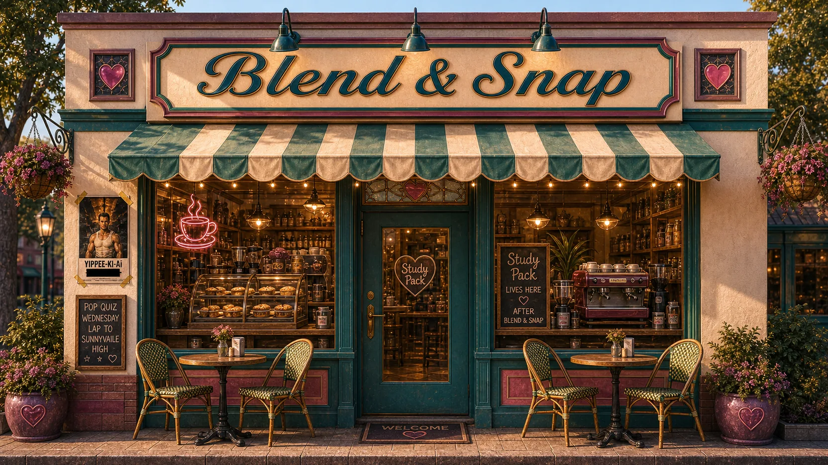 The Blend and Snap coffee shop