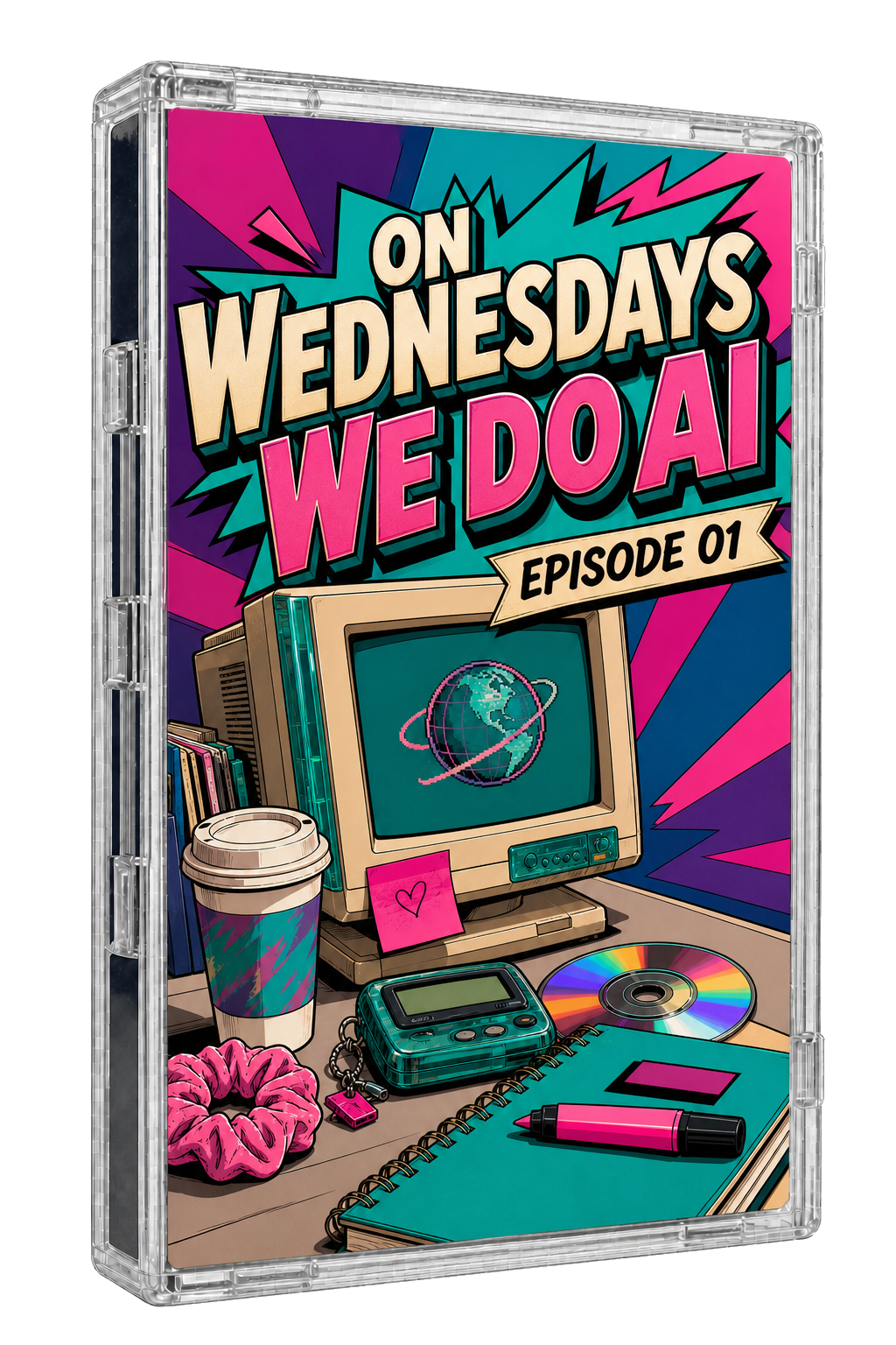 Episode 01 VHS case: On Wednesdays We Do AI
